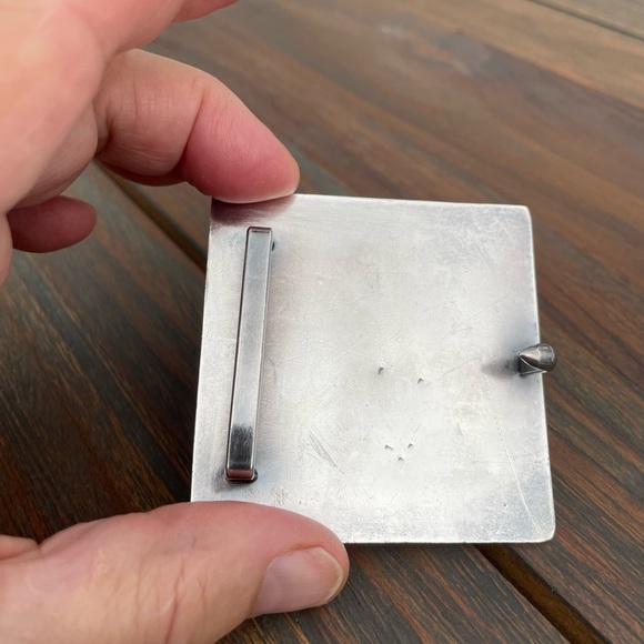 Fabulous cloisonné belt buckle by Paulette - Picture 3 of 3